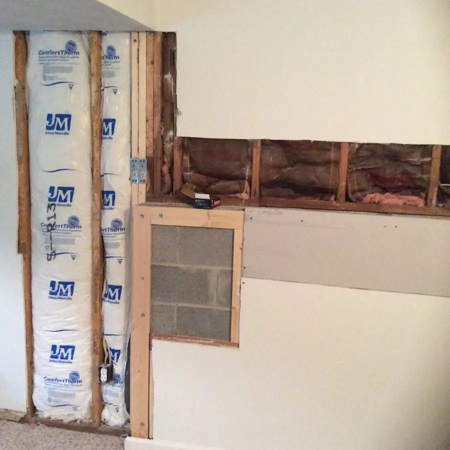 Wall insulation replacement during Structural Drying in Menlo Park